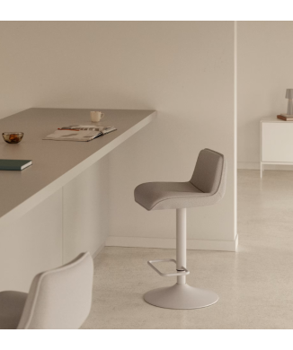 Banqueta Zenda em chenille THE SHAPE