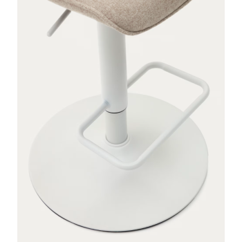 Banqueta Zenda em chenille THE SHAPE