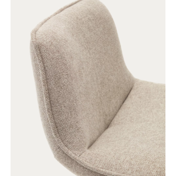 Banqueta Zenda em chenille THE SHAPE