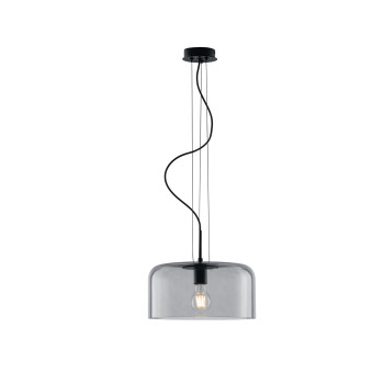 SUSPENSÃO GIBUS SMOKE 1XE27 35X35X150CM