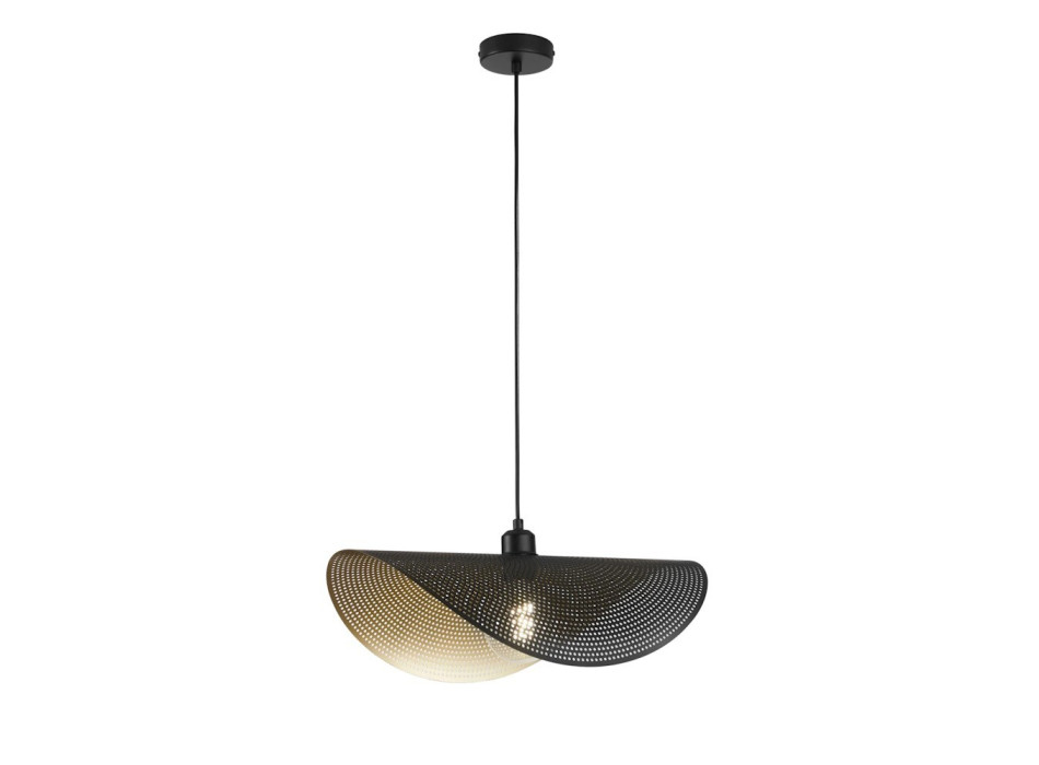 RHEI-DOT PRETO/DOURADO SUSPENSÃO 1XE27 50X30X150CM