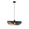 RHEI-DOT PRETO/DOURADO SUSPENSÃO 1XE27 50X30X150CM