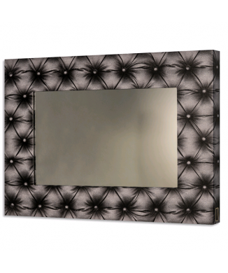 Espelho Capitonê Preto GS4298 PINTDECOR
