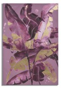 IMPRESSÃO DE FOLHAS ESCURAS PINTADA