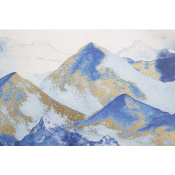 IMPRESSÃO DE MONTANHA PINTADA