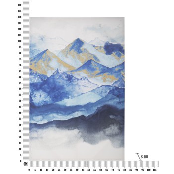 IMPRESSÃO DE MONTANHA PINTADA