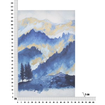 IMPRESSÃO PINTADA DE ÁRVORE DA MONTANHA