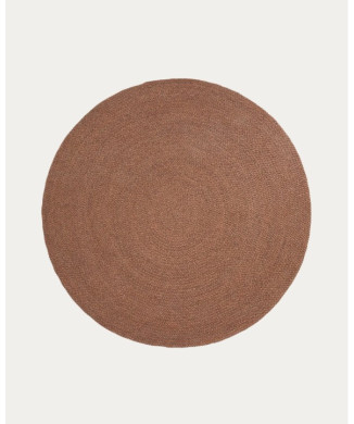 Tapete Despas em fibras sintéticas cor terracota