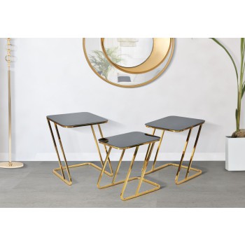 Conjunto de mesas simples, 3 peças