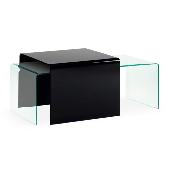 Mesa de centro Burano 110 x 50 cm transparente