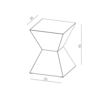 Mesa de centro Siderio Capsule