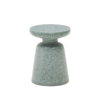 Mesa lateral externa Mesquida em granito verde Ø 39 cm
