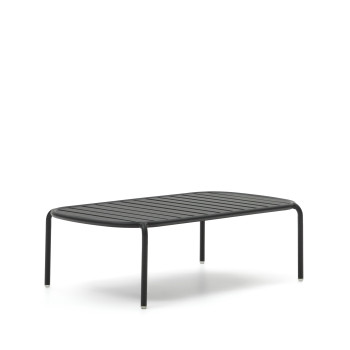 Mesa de centro para exterior Joncols em alumínio pintado