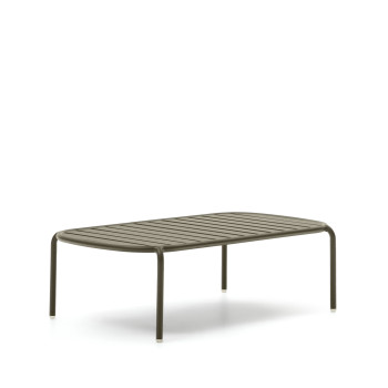 Mesa de centro para exterior Joncols em alumínio pintado