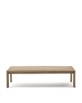 Mesa de centro Ambra em madeira maciça de acácia com acabamento claro, 82,5 x 140 cm, FSC 100%