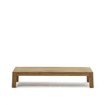 Mesa de centro Forcanera em madeira maciça de teca, 150 x 71 cm