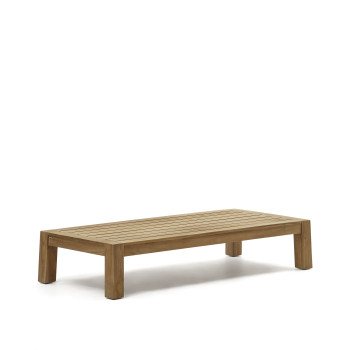 Mesa de centro Forcanera em madeira maciça de teca, 150 x 71 cm