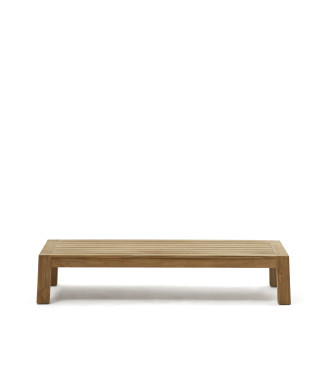 Mesa de centro Forcanera em madeira maciça de teca, 150 x 71 cm
