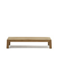 Mesa de centro Forcanera em madeira maciça de teca, 150 x 71 cm
