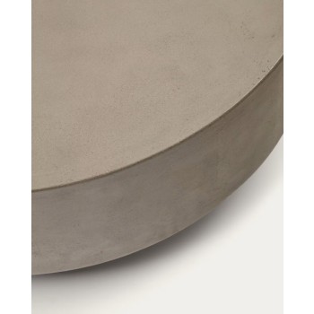 Mesa de centro Garbet Ø80 em concreto - O FORMATO