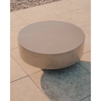 Mesa de centro Garbet Ø80 em concreto - O FORMATO