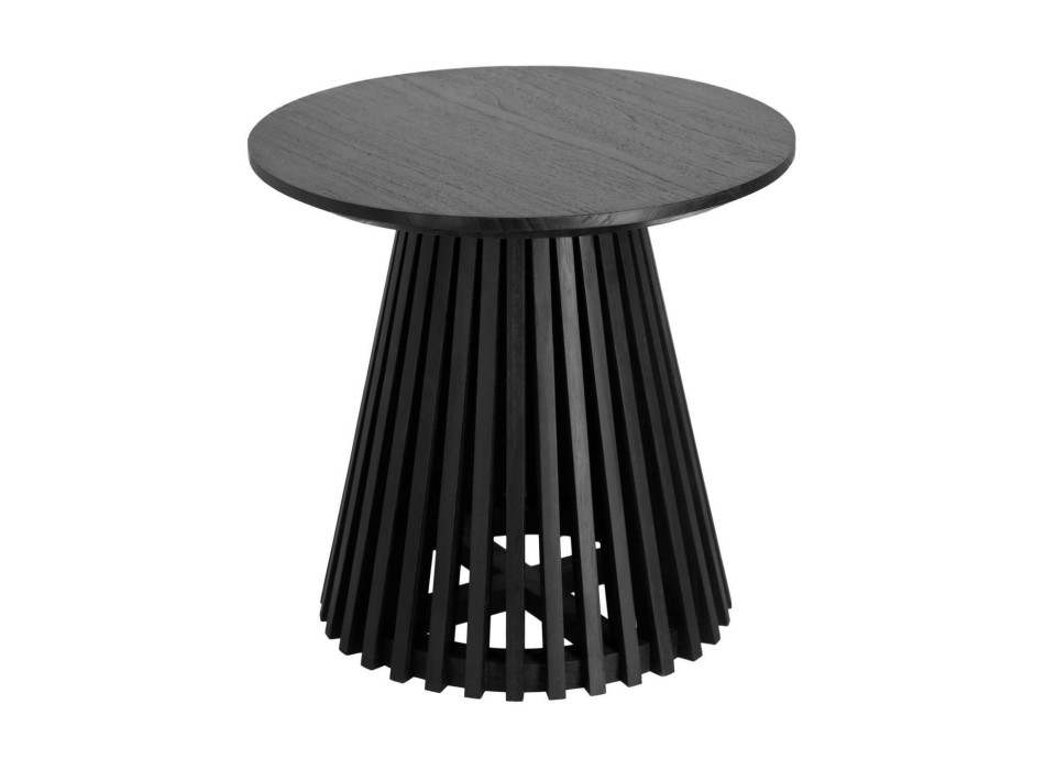 Mesa de centro Jeanette Ø 50 cm preta