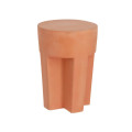 Mesa de centro Vilena terracota Ø 33 cm