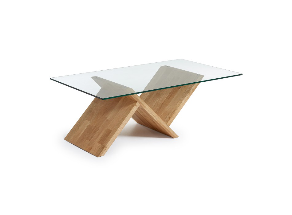 Mesa de centro Waley 120 x 70 cm transparente