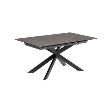 Mesa extensível Atminda 160 (210) x 90 cm em porcelana