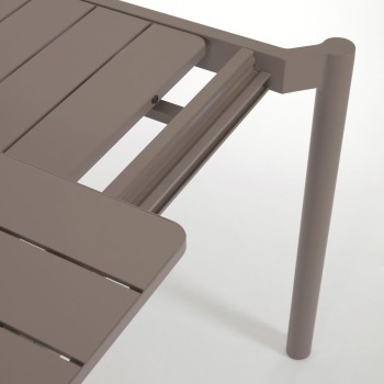Mesa extensível Zaltana para exterior em alumínio