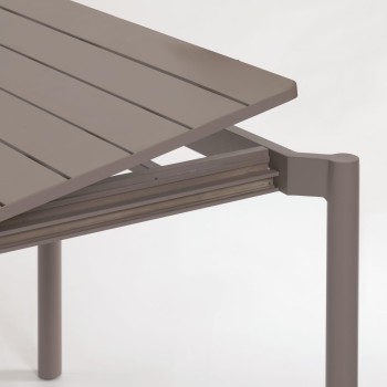 Mesa extensível Zaltana para exterior em alumínio