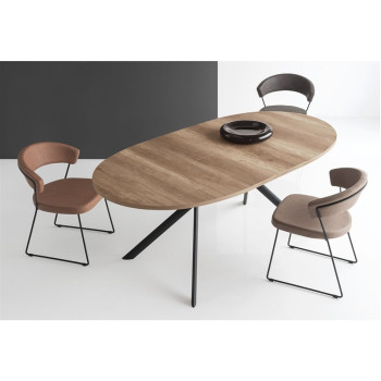 Mesa extensível Giove 140 da CONNUBIA