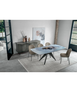 Minosse 160 PONTO DE ALVOS Mesa extensível 