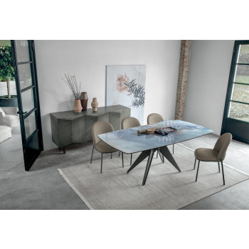Minosse 160 PONTO DE ALVOS Mesa extensível 