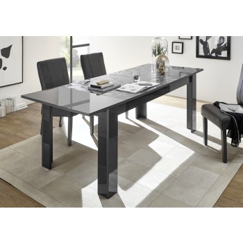 Mesa extensível PRISMA na cor preta