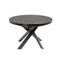 Mesa extensível Vashti Ø 120 (160) cm porcelana