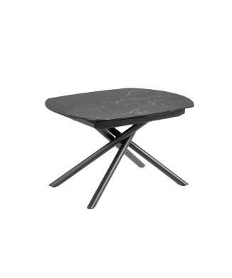 Mesa extensível Yodalia 130 (190) x 100 cm em porcelana