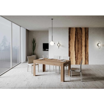 Mesa Bibi - Mesa extensível 90x160/220 cm Espátula branca Bibi