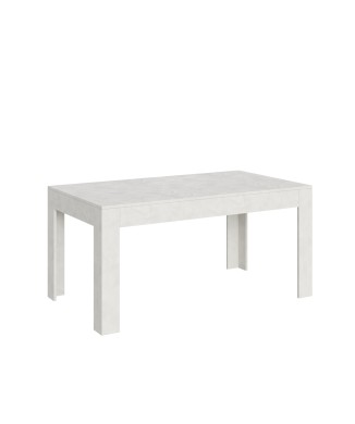 Mesa Bibi - Mesa extensível 90x160/220 cm Espátula branca Bibi