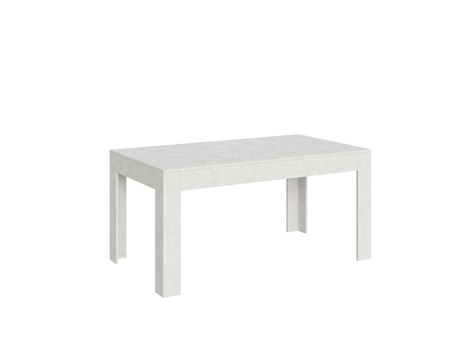 Mesa Bibi - Mesa extensível 90x160/220 cm Espátula branca Bibi