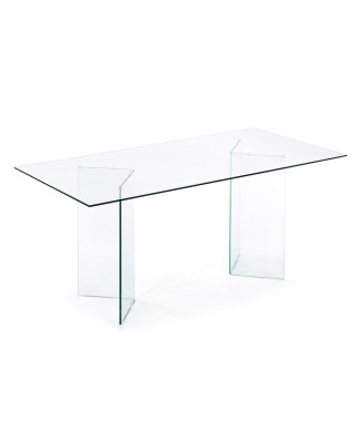 Mesa de vidro Burano 180 x 90 cm