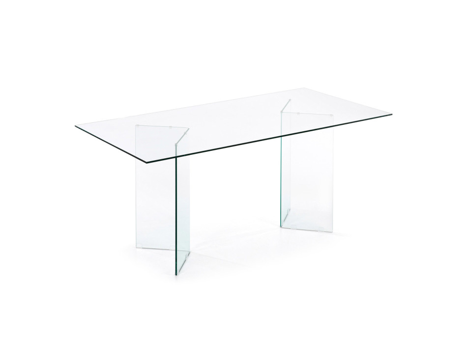 Mesa de vidro Burano 180 x 90 cm