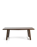 Mesa de exterior Itani em madeira maciça de acácia, 240 x 100 cm, certificação FSC 100%.