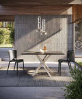 Mesa retangular para exterior CROSS TECNO ARREDO 3 