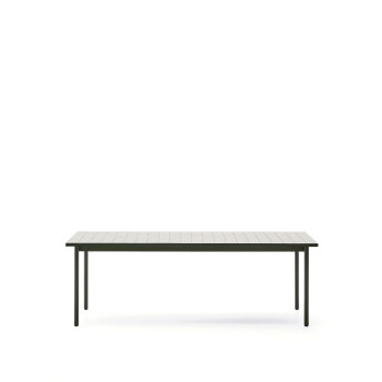 Mesa de exterior Maurina em aço galvanizado