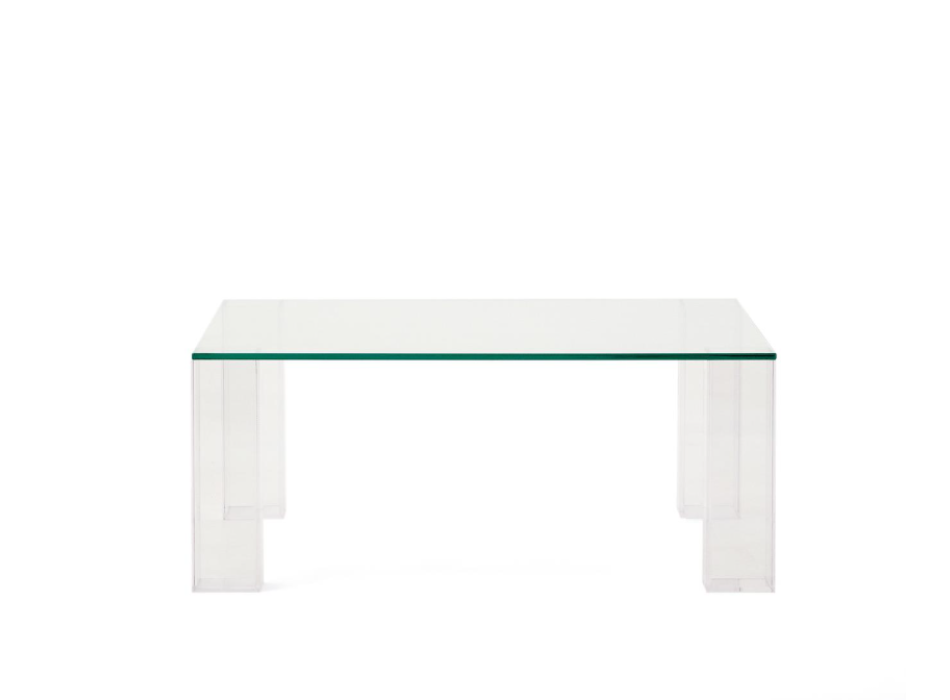 Mesa lateral Adularia em vidro temperado