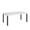 Mesa extensível para uso diário, 90x200/460 cm, com estrutura em antracite.