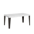 Mesa extensível 90x120/224 cm Flame Premium com estrutura antracite