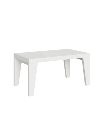 Mesa Naxy D.90 - Mesa extensível 160/420x90 cm Naxy em freixo branco