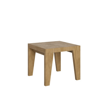 Mesa Naxy D.90 - Mesa extensível 90/246x90 cm Naxy em freixo branco